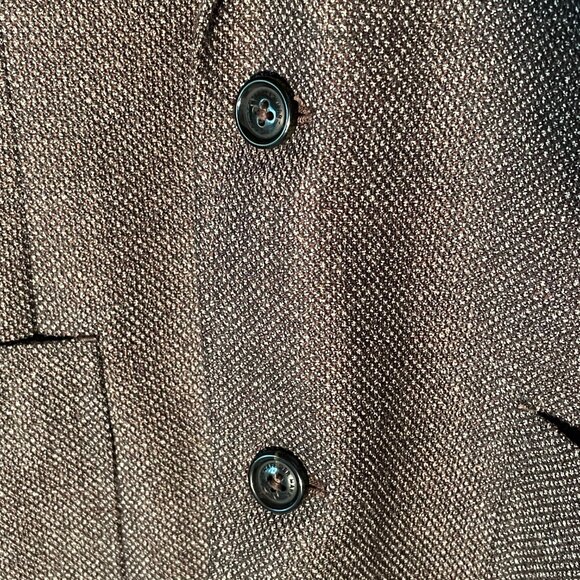 Hart Schaffner Marx dark brown luxurious 100% wool sport coat, blazer, size M - Picture 5 of 9
